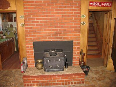 Fireplace with insert