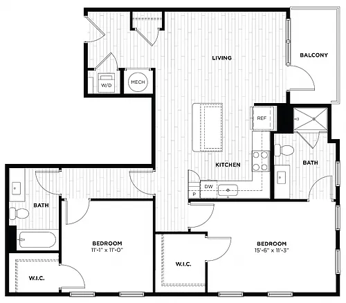 Floor plan B3