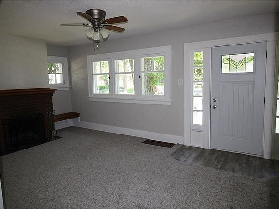Living Room w/woodburning fireplace