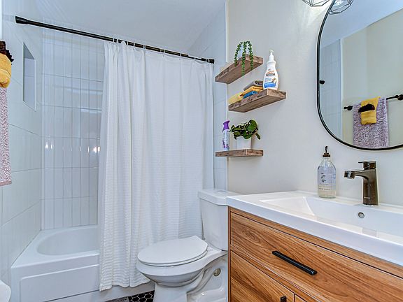 Recently renovated bathroom