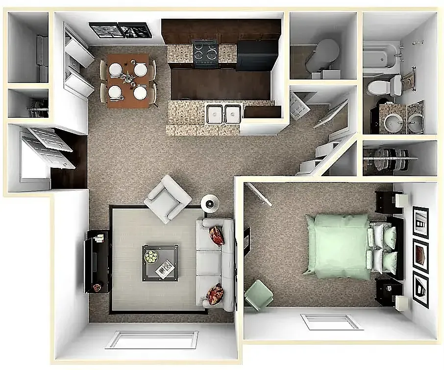 Floor plan 1X1