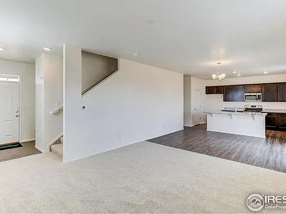Living room and kitchen