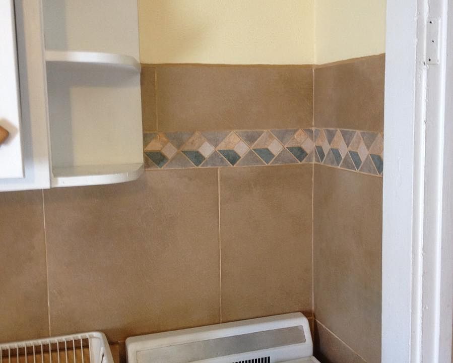 Close up of tile work Kitchen