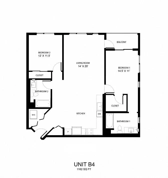 Floor plan B4