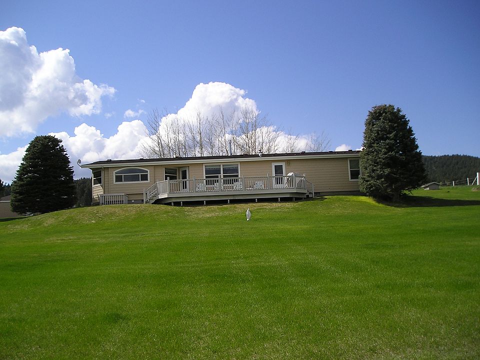 The home's deck faces north.