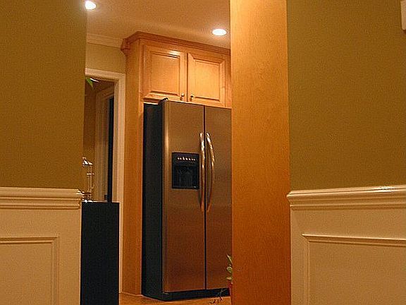 Kitchen from formal dining room