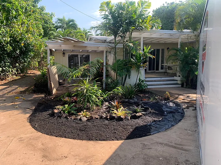 Front view of house
