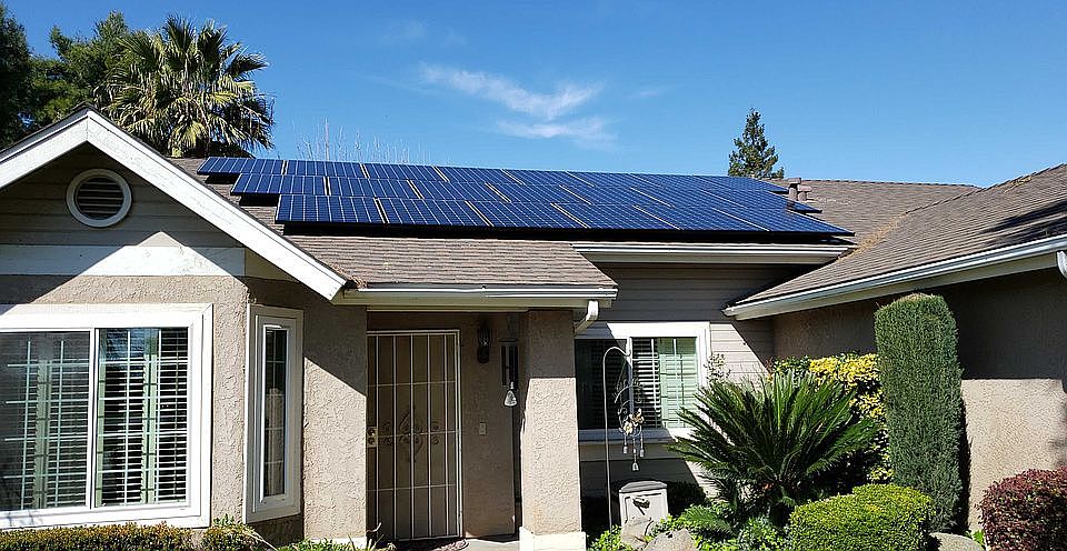 Comfortable home w/ solar.