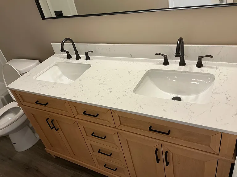 Dual Vanity and Mirror