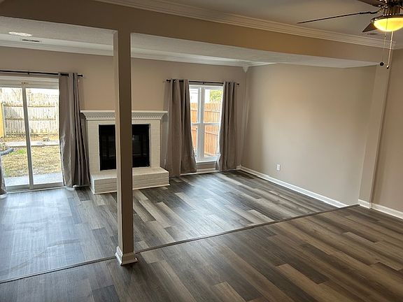 Living Room: new flooring and paint