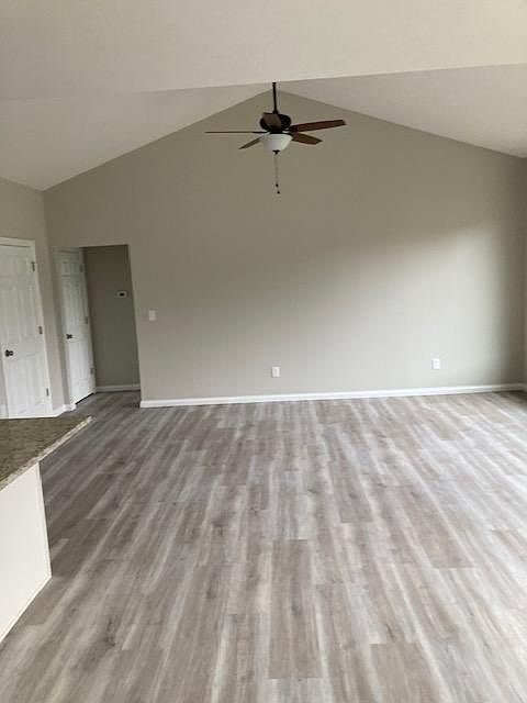 Spacious Family/Dining Room Combination with Ceiling Fan