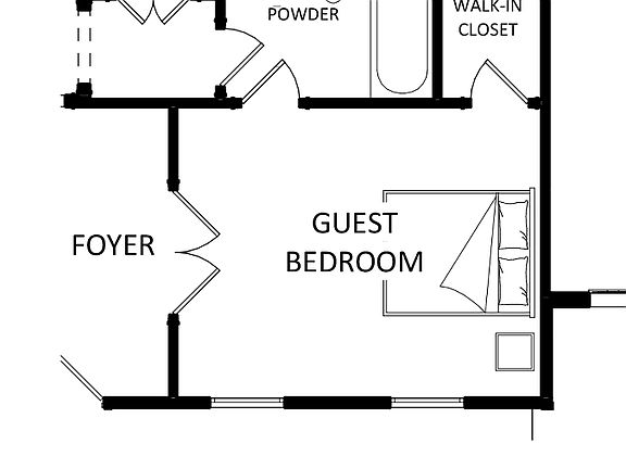 Optional 1st Floor Guest Bedroom