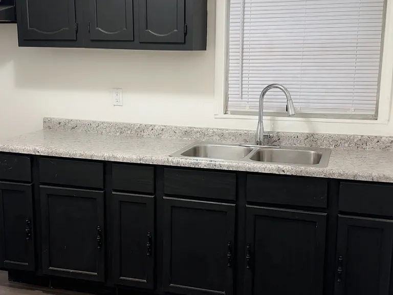 Eat in kitchen with plenty of cabinets