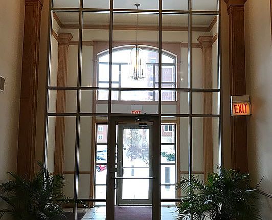 Secure entrance way!