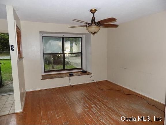 Living room with window seat