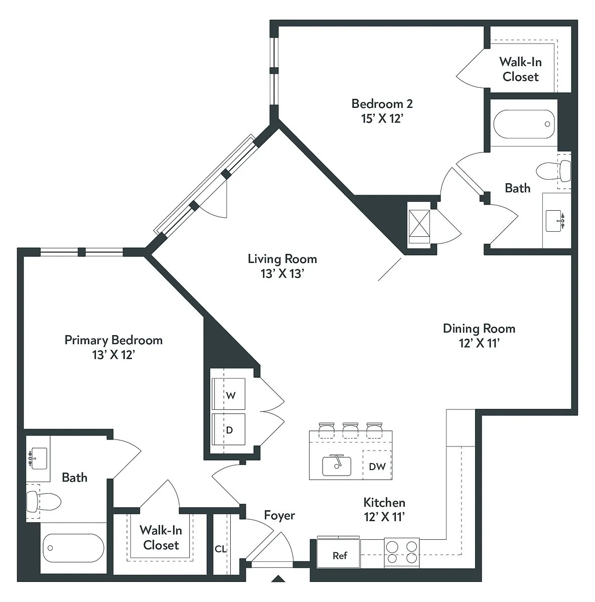 Floor plan B1 Marquette