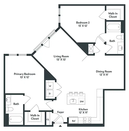 Floor plan B1 Marquette