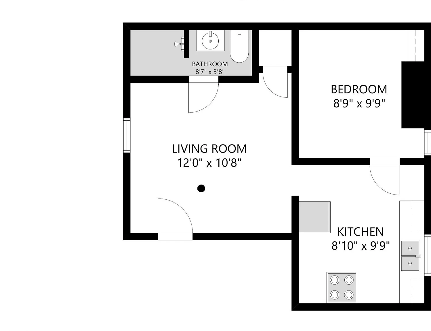1 bed, 507 sqft, $895 — Photo 4