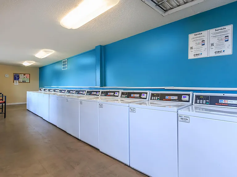 RESIDENT LAUNDRY FACILITY AT SUNRISE APARTMENTS