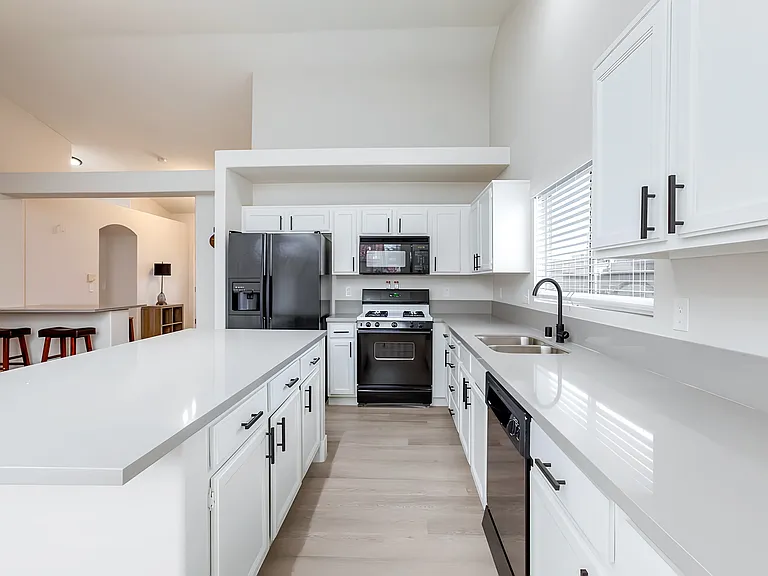 Large open kitchen