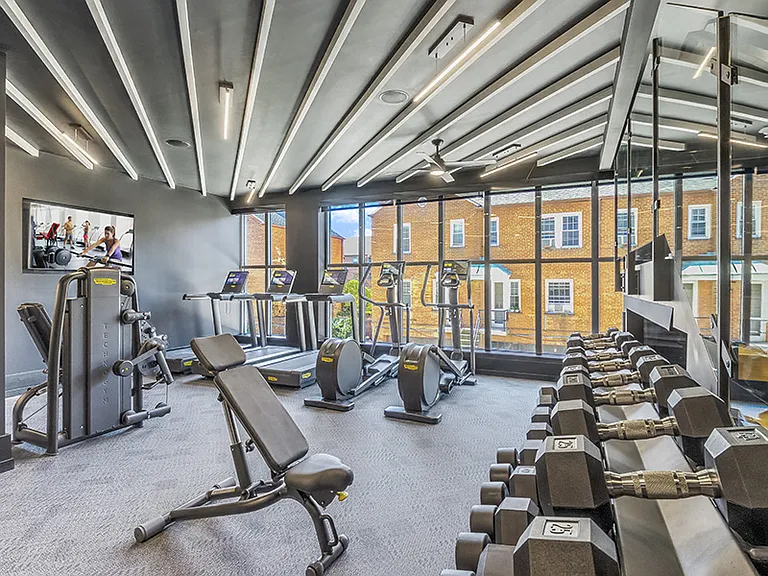 Fully-equipped fitness center