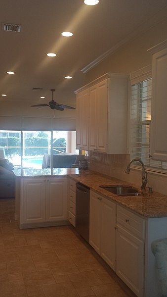 view from kitchen