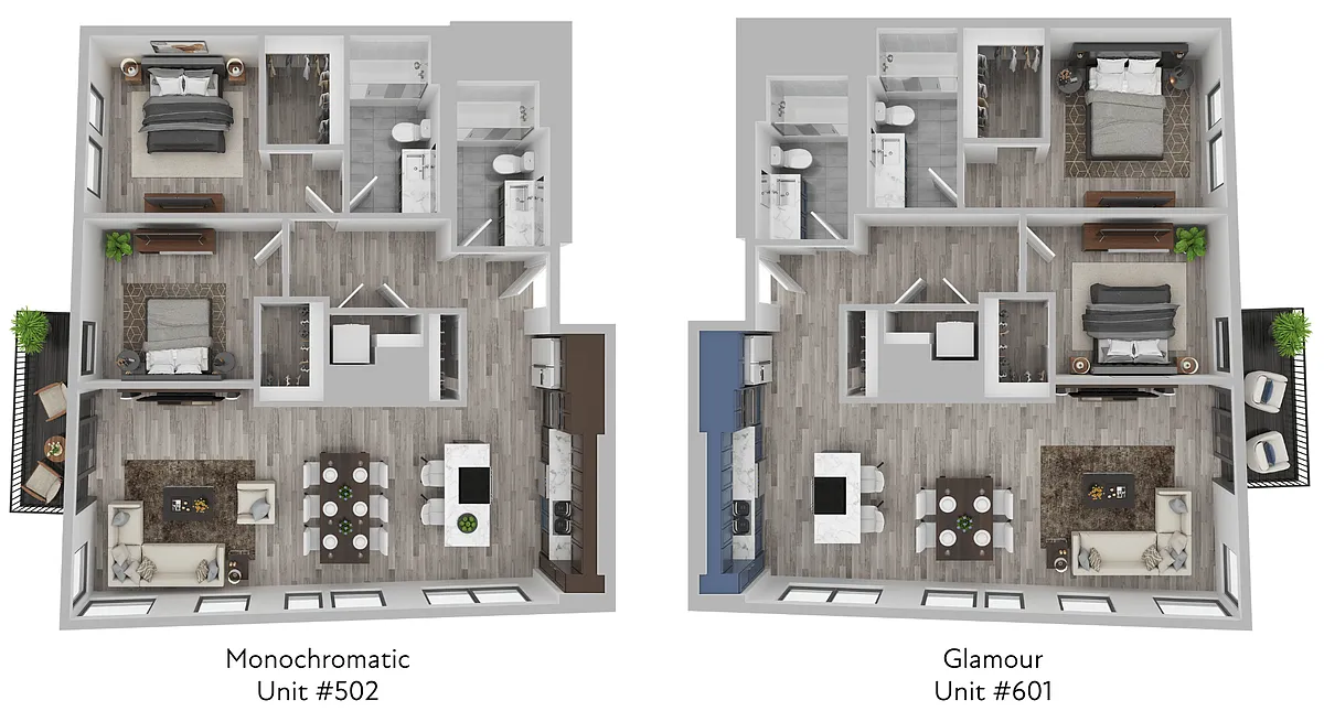 Floor plan Sitka - 2 Bed C2 (Diamond)