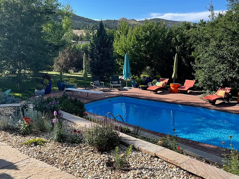 Views of the backyard