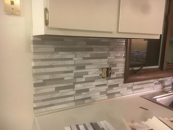 New backsplash