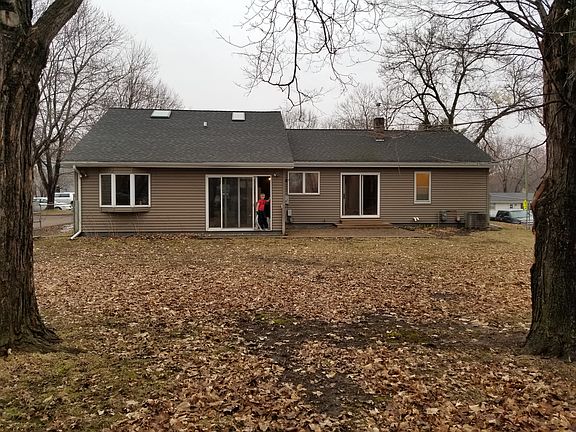 Backyard view, 3 patio doors