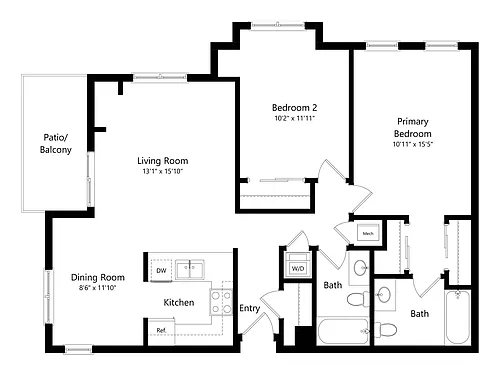 Floor plan The Willow