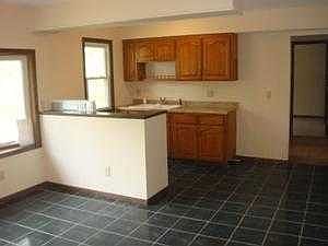 Kitchen and dining area