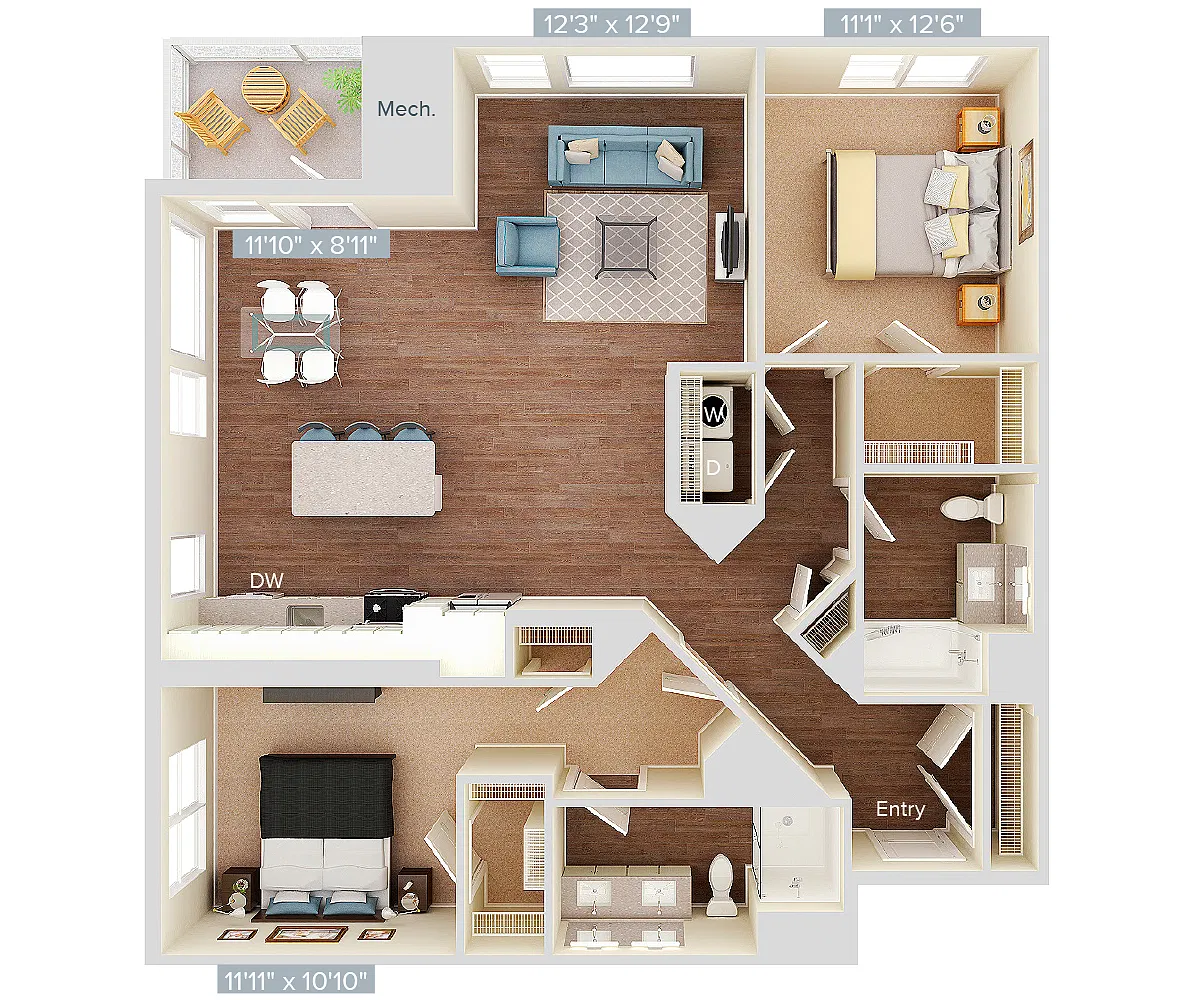 Floor plan B6U_1305