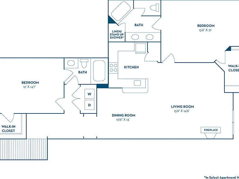 2 Bedroom | 2 Bath | 1361 SF | Renovated 2 Bedroom | 2 Bath | 1361 SF | Renovated