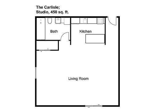 Floor plan The Carlisle