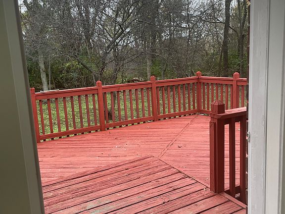 Large deck off dining area