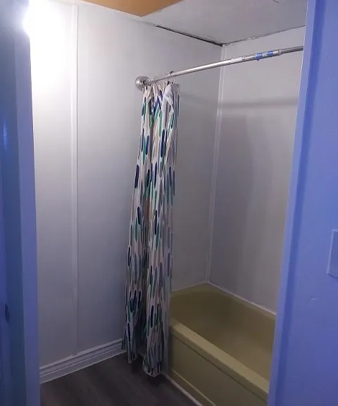 new flooring in bathroom