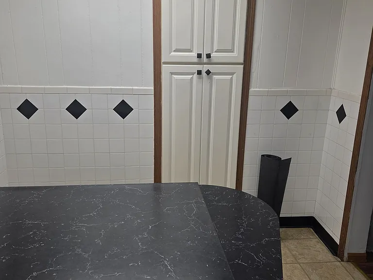 Kitchen with Additional Pantry Storage & Counter Seating