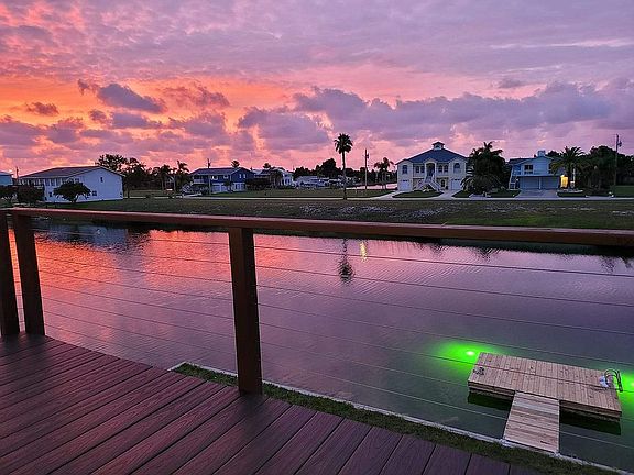 Sunset view from balcony