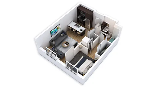 Floor plan 1B
