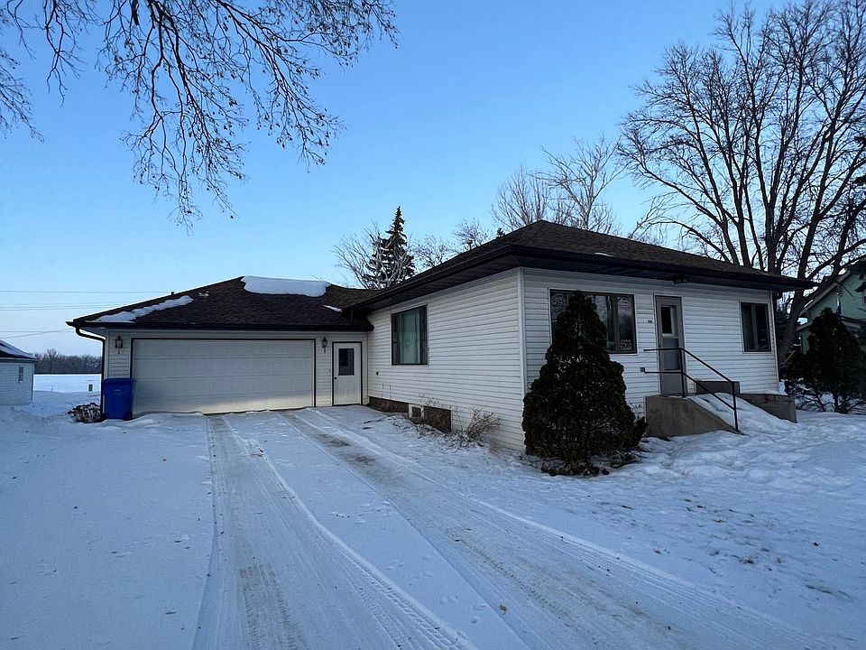 front view with garage