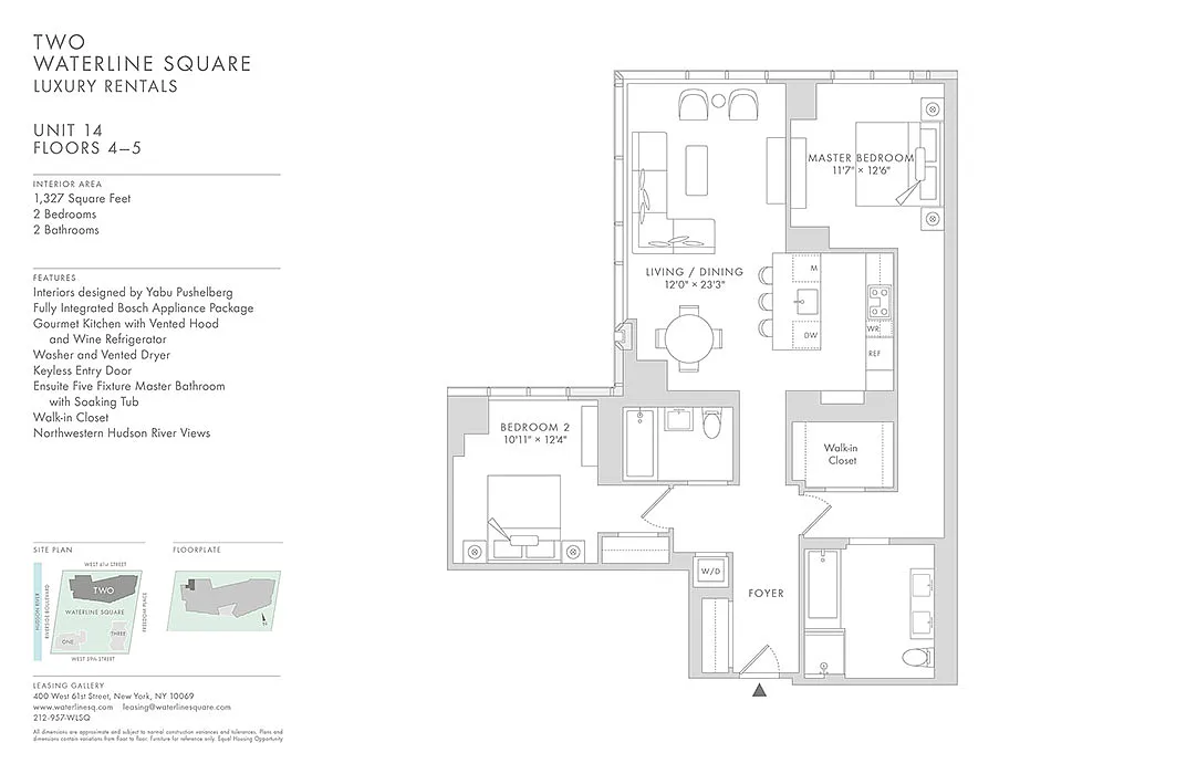 Floor plan Waterline 2: B23