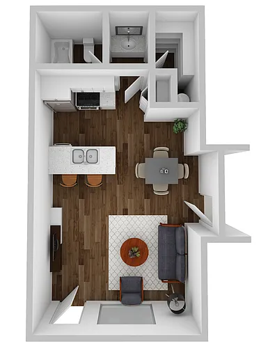 Floor plan Studio