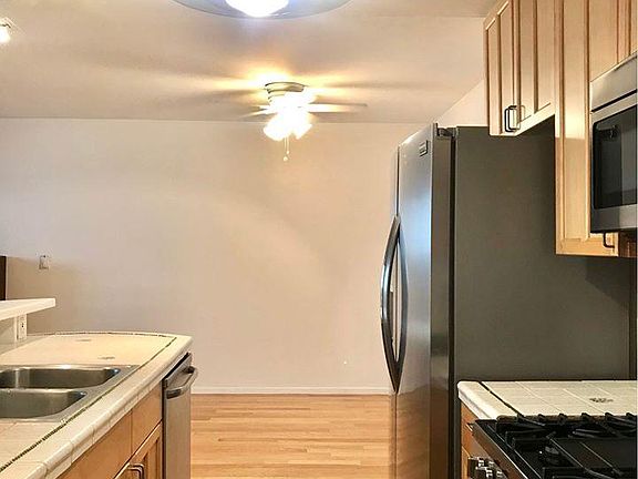 All stainless steel appliances - fridge, dishwasher, stove, microwave, doublesink