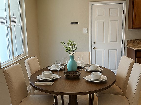 Virtually Staged Dining Room