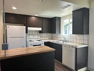 Kitchen island with additional electrical and overhead lighting