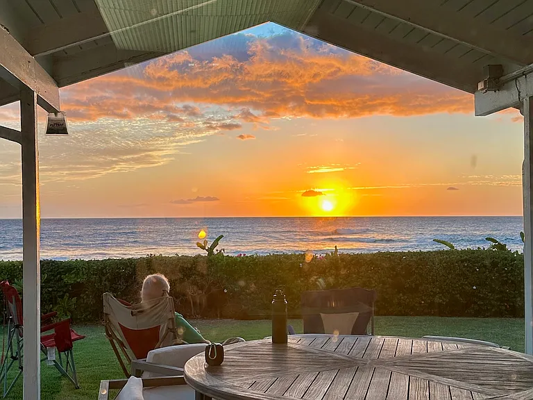 Year round direct sunset views