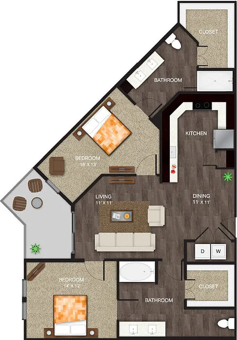 Floor plan B6