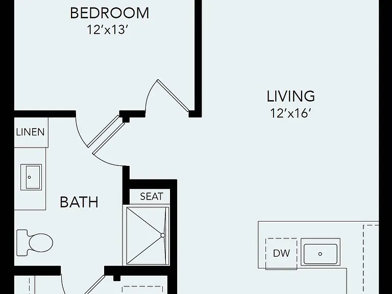 A1b | 1 bed 1 bath | 782 sq ft A1b | 1 bed 1 bath | 782 sq ft