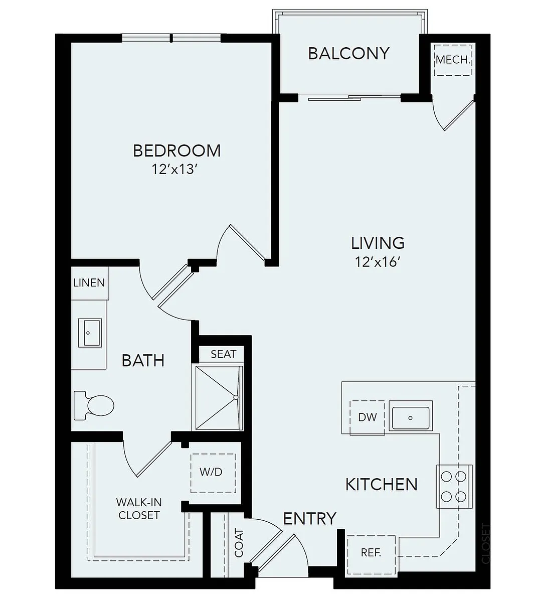 Floor plan A1b